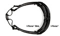 I-Force® Clear Lens Black Frame Glasses