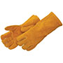 Bourbon Brown Premium Grain Cowhide Welder Leather Driver Gloves