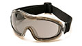 Low Profile Goggles with Gray Anti-Fog Lens