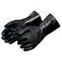 Rough Finish Black Polyvinylchloride (PVC) Gloves